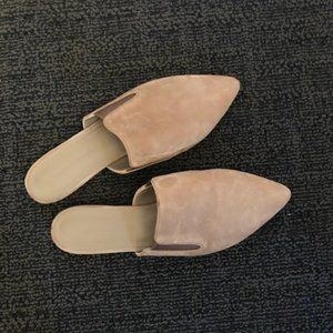 NEW Jenni Kayne Oiled Leather Mule in Taupe 40